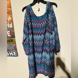 Preloved cold shoulder dress plus size